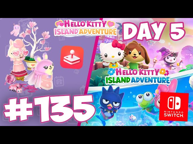 Hugs and Hearts event and Day 5 in Hello Kitty Island Adventure on Switch - Let's Play #135