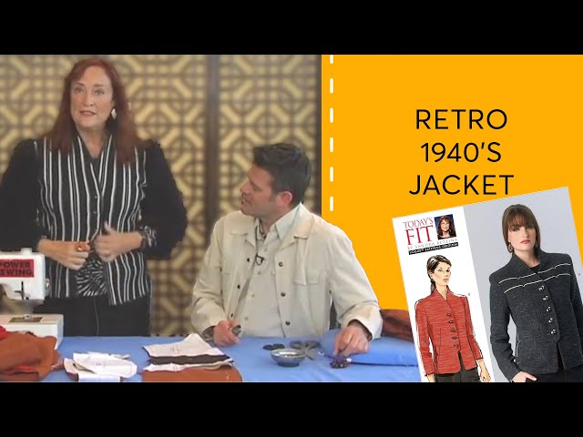 Episode 163: Retro 1940’s Jacket (Vogue 1418)