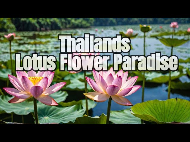 Explore THAILAND'S Stunning Lotus Flower Paradise