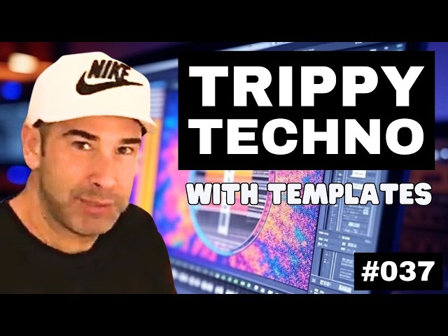 How to Make Trippy Techno From Scratch | Logic Pro X Template | Live Electronic Music Tutorial #037