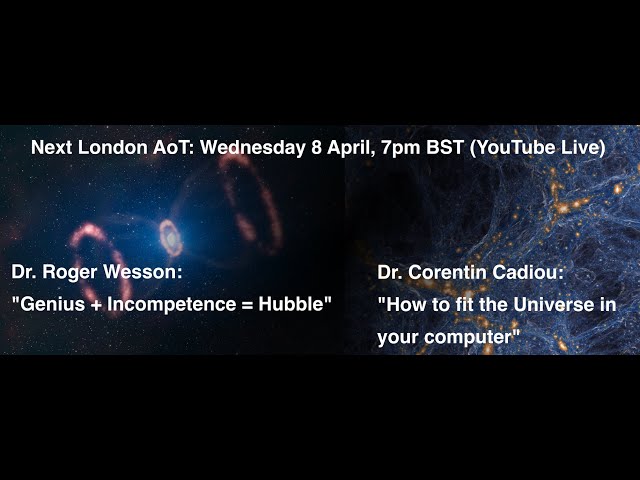 Astronomy on Tap x Roger Wesson & Corentin Cadiou -- Hubble and Simulating the Universe