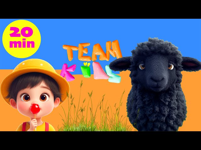 Baaa Baaa Black Sheep | Team Up Kids Long Songs & Nursery Rhymes