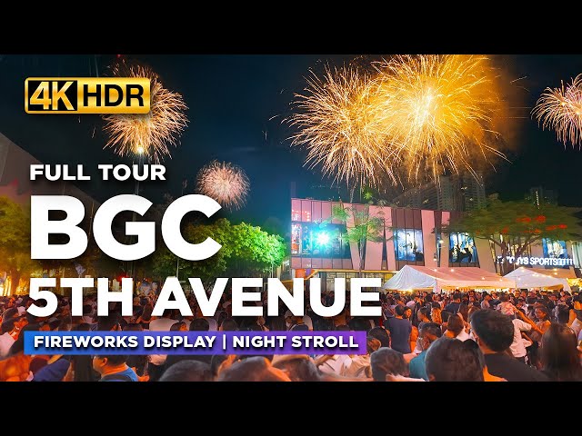 BGC 5TH AVENUE Fireworks Display and Weekend Tour | NEW YEAR Countdown 2025 Venue