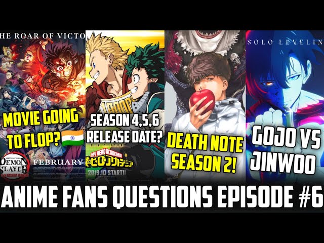 Demon Slayer Movie Flop?🇮🇳 | MHA Season 4, 5 & 6 on CNI | Death Note Season 2 | AFQ EP- 6 | Sam Boy