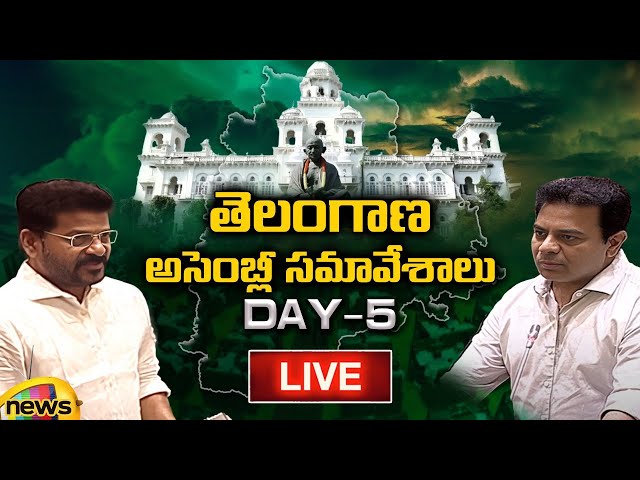 Third Telangana Assembly Sessions LIVE Day-05 | CM Revanth Reddy | Telangana News | Mango News