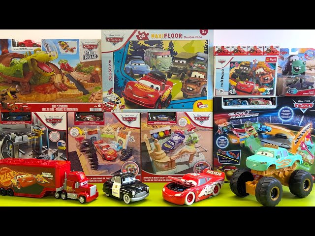 Disney Pixar Cars Unboxing Collection Review|Dino playground|Fabulous Lightning Mcqueen| patrickASMR