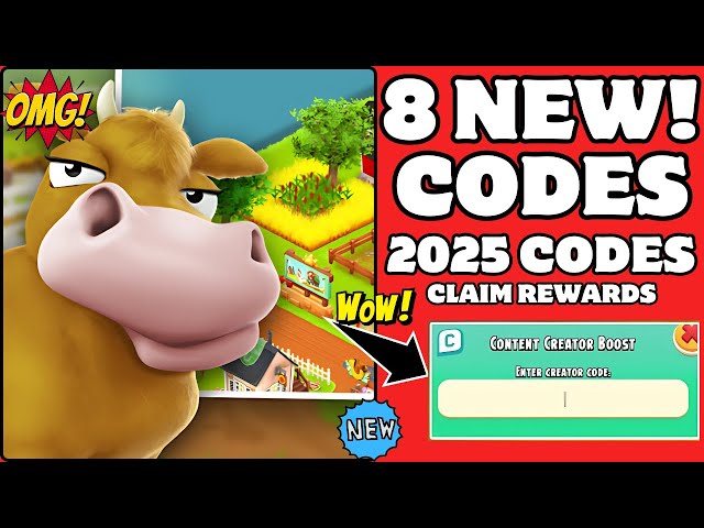 Hayday Content Creator Code January 2025 | Hay Day Codes | Hayday Codes 2025