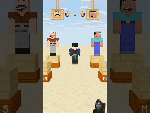 HELP Herobrine To Become The Strongest And Highest Jumper #friendship #shorts