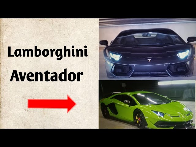 LAMBORGHINI AVENTADOR