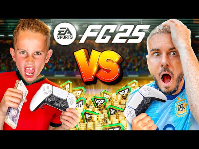 FATHER VS SON FC25 BATTLE! BEAT MY DAD TO WIN $$$ (EP 3)