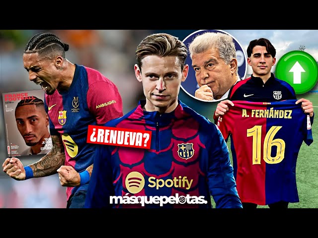 ¿RENUEVA FRENKIE DE JONG? | RAPHINHA DESVELA SUS SENTIMIENTOS | ¡NUEVO ASCENSO DE UN CANTERANO!