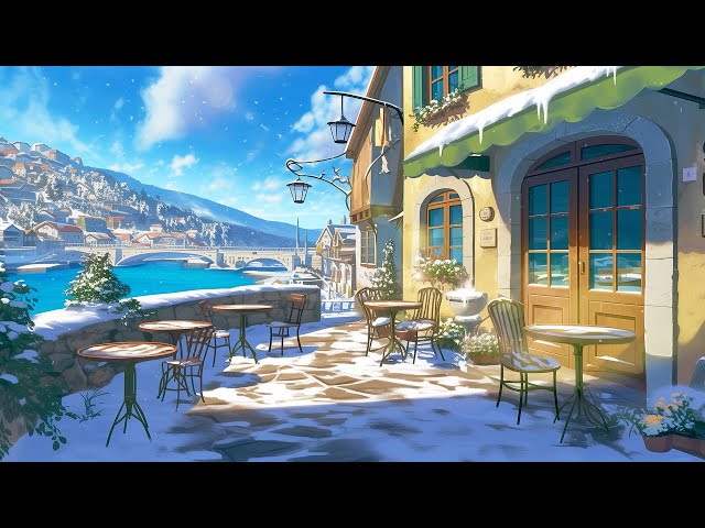 겨울 해변 커피숍 🌊 Lofi Winter Vibes 🌊 겨울 해변의 바람을 느낄 수 있는 아침 로피 노래