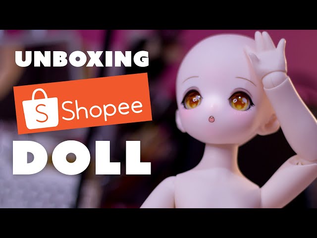 UNBOXING: 40cm SHOPEE DOLL (VERY CHEAP BJD/MJD) | Art by Diorella