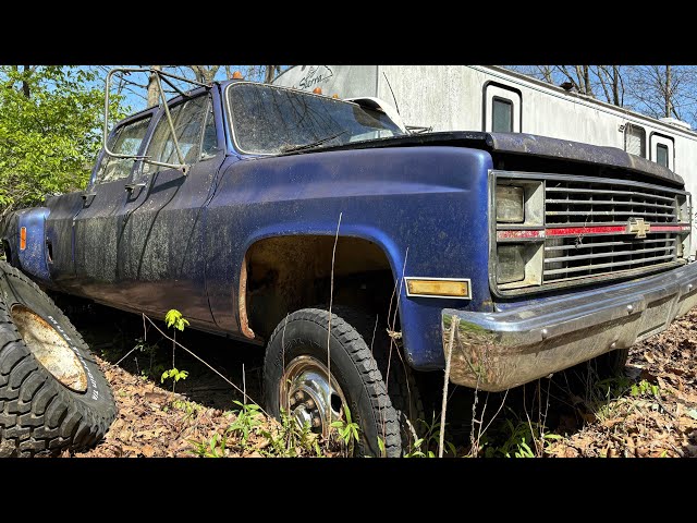 Will it start! Big block! Crew cab square body Chevrolet!