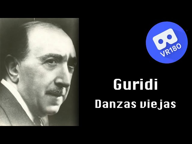 Jesús Guridi -- Danzas viejas (Marta Zabaleta, piano).  In Virtual Reality (6K)