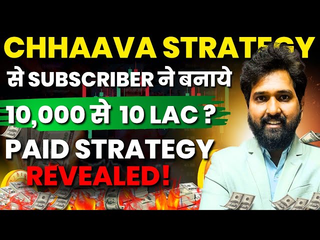 Chhaava Strategy 10k to 10 Lac | Paid Strategy Revealed | Option Trading Strategies | Trade Swing