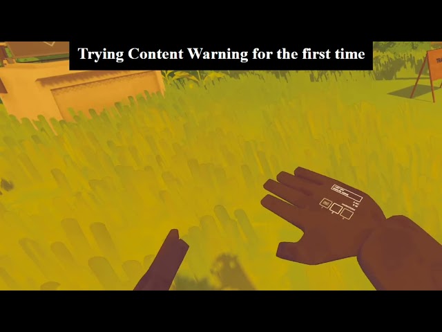 My First Impressions of "Content Warning"