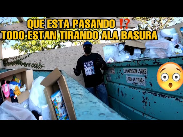 DUMPSTER DIVING ♻️ QUE ESTA PASANDO? 🫣QUE ESTAN TIRANDO TODO ALA BASURA COMO NUNCA TE LO IMAGINAS 🫢