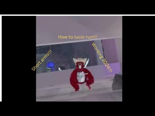 How to lucio run in gorilla tag ( no long arms needed )