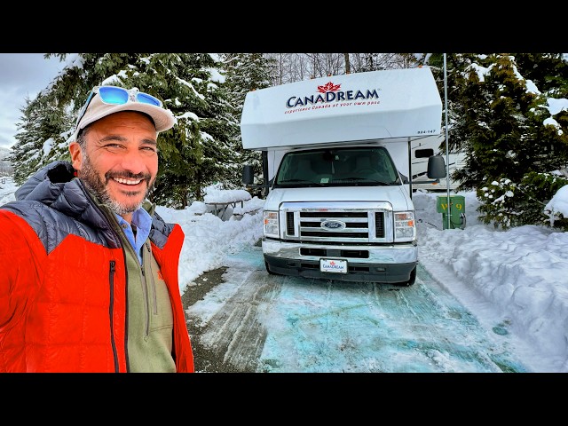 RV Camping In Snow