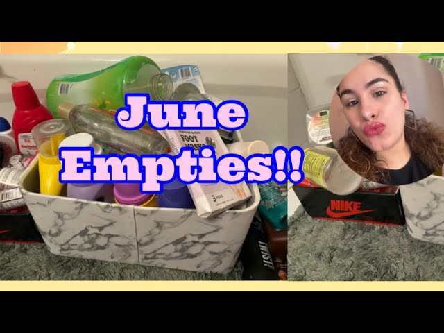 JUNE EMPTIES!! ☀️