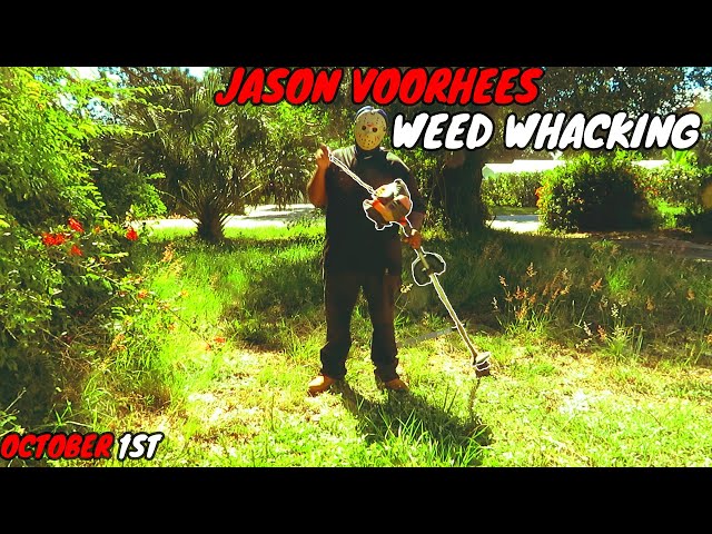 The FIRST [ LAWN CARE MOVIE ] Ever! Featuring JASON VOORHEES and GLENDALE FLOWERS | Oddly Satisfying