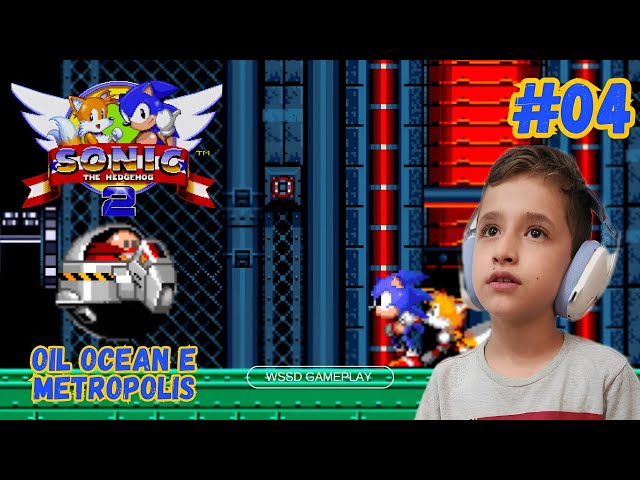 OCEANO TRAIÇOEIRO E UMA CIDADE MORTAL: OIL OCEAN E METROPOLIS! | SONIC THE HEDGEHOG 2 - PS5 - #04