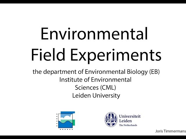 The Speulderbos experiment - sampling