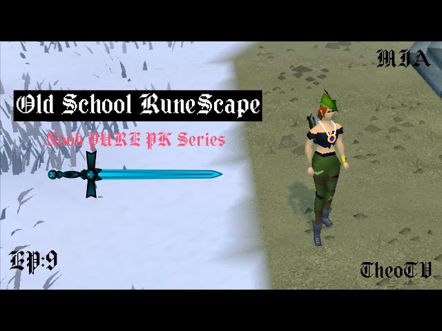 NEW PLAYER MAKES A PURE (Noob PK Series ) EP:9 LVL GRINDING RANGE  (Old School RuneScape) - THEOTV