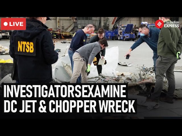 DC Collision  LIVE I  Investigators Probe Jet & Army Helicopter Crash Wreckage I USA I Trump