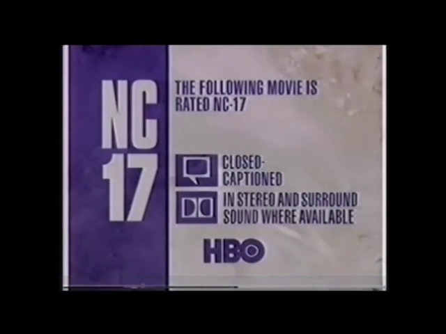 HBO NC 17 Rating Bumper 1992 (Very Rare)