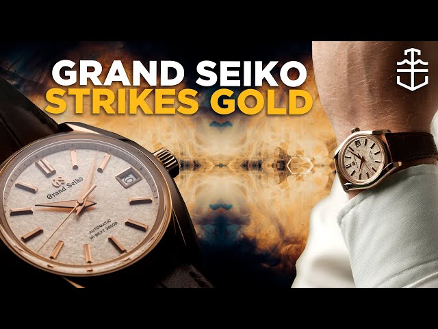 Grand Seiko SBGH368: The 38mm 62GS makes its debut in pink gold with a cherry blossom dial