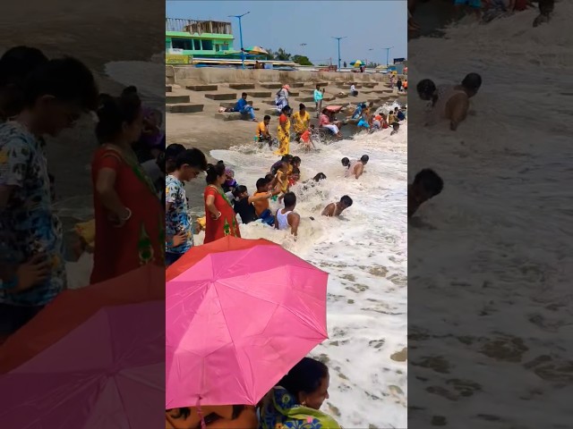 Kochi Sona Waves in Digha Beach #dighabeach #waves #shorts