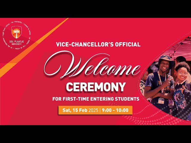 Vice-Chancellor's Official Welcome Ceremony to First-Time Entering Students