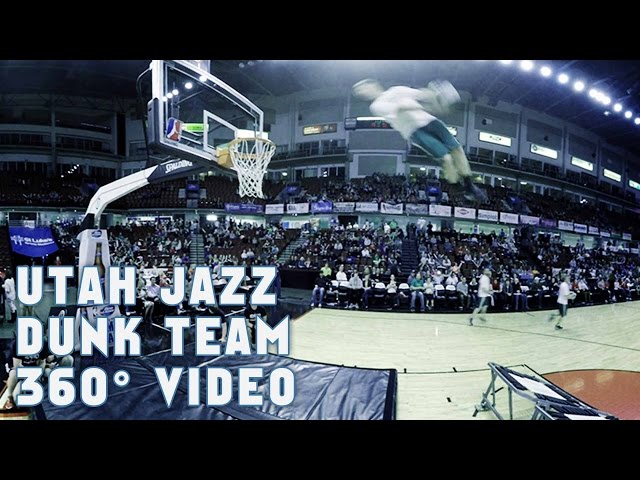 Utah Jazz Dunk Team - 360 Video