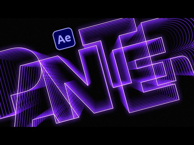 Learn How to Create RETRO Echo Text Effects in After Effects