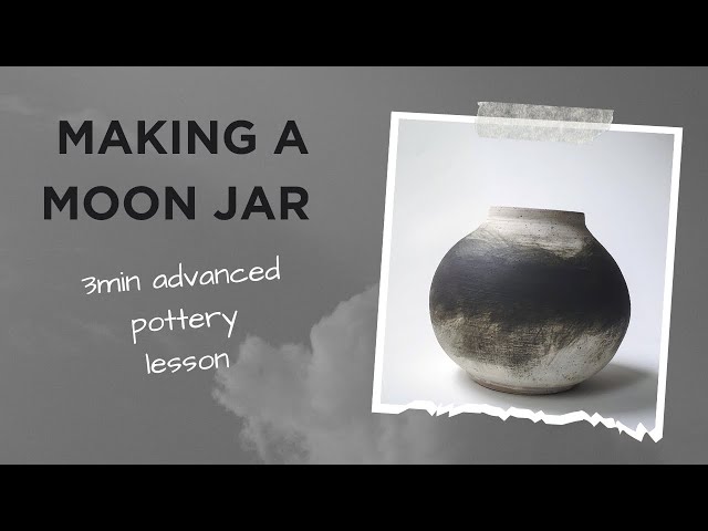 🌑🌙✨Advanced lesson in making moon jar