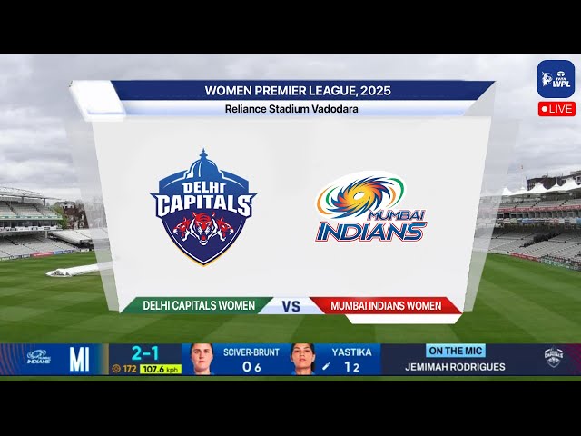 🔴 WPL Live: Mumbai Indians Women Vs Delhi Capitals Women Live | MI vs DC Live | WPL Live Match Today