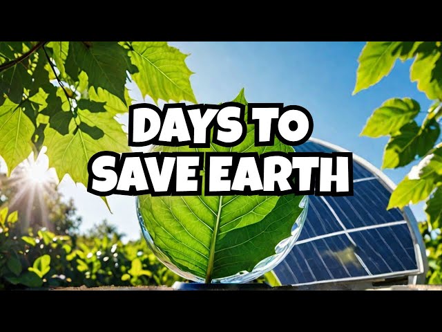 Can GREEN TECHNOLOGY Save the Planet in 30 Days?