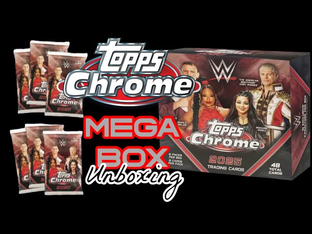 @ToppsStudios Chrome WWE 2025 Mega Box