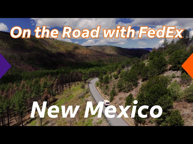 On the Road with FedEx: Service Provider in New Mexico