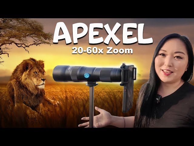 Transfor your phone! Apexel Magnifying lens 20-60x Zoom