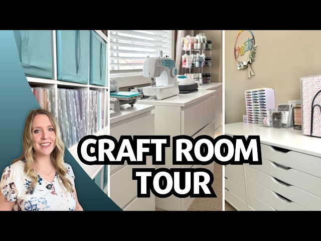 Craft Room Tour + Creative Organization Solutions