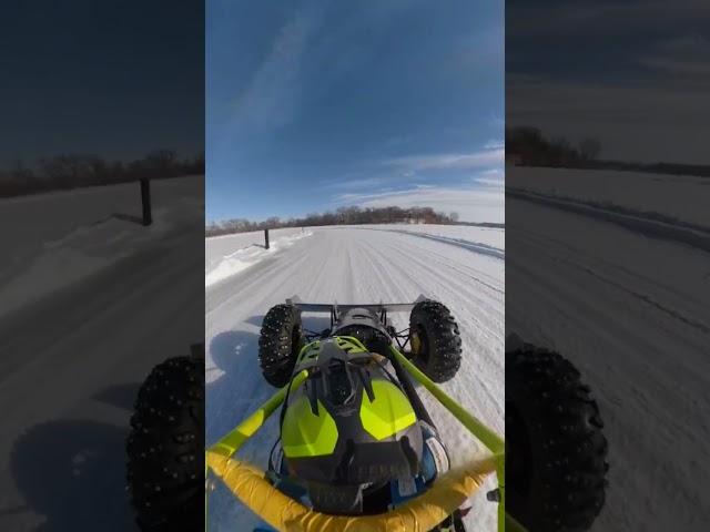 A Mod auto x car at an ice cross 2023