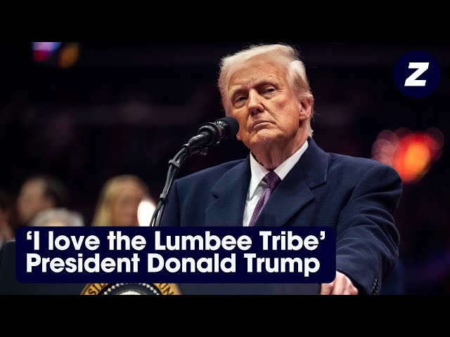 'I love the Lumbee Tribe': President Donald Trump