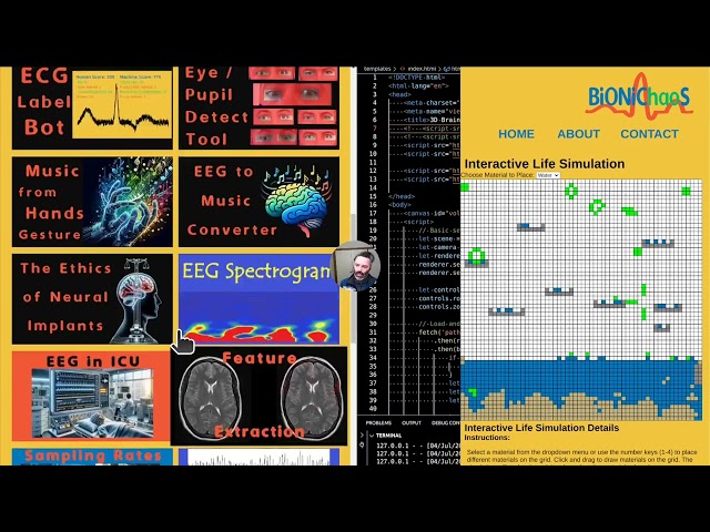 Automating Biomedical Tools: Live ECG Analysis & Data Experiments