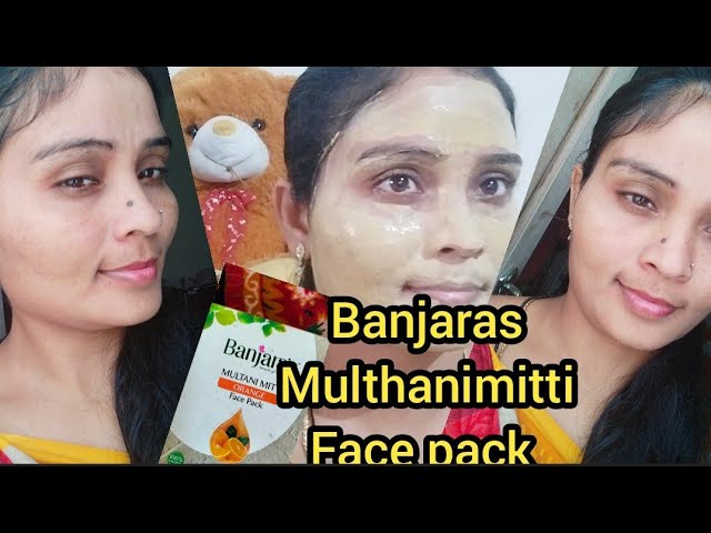 Banjaras Multhani Mitti||Orange Face Pack Review In Telugu||How To Use On Face Pack#panduofficial1m