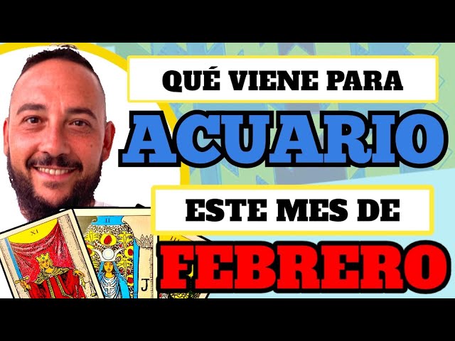 ACUARIO ♒️ SE DESATA ALGO MUY POTENTE!SERÁS TESTIGODE UN FINAL FELIZ,IMPACTANTE CAMBIO SUPERIOR!