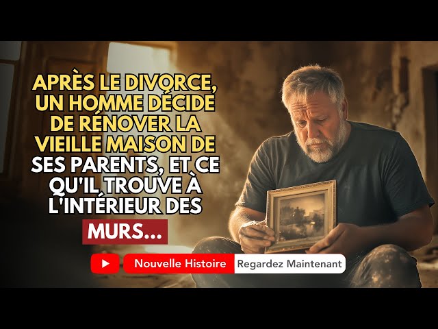 Après Le Divorce, Un Homme Décide De Rénover L'ancienne Maison De Ses Parents, Et Ce Qu'il Trouve...