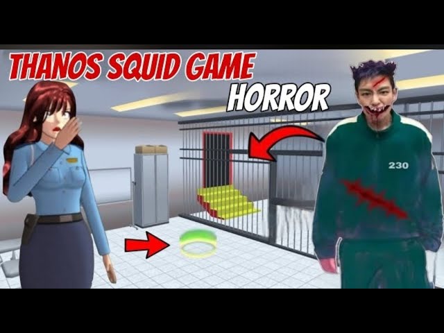 YUTA MIO Haunted By Squid Game Army 😱 | SAKURA School Simulator Horror Drama 👺😱